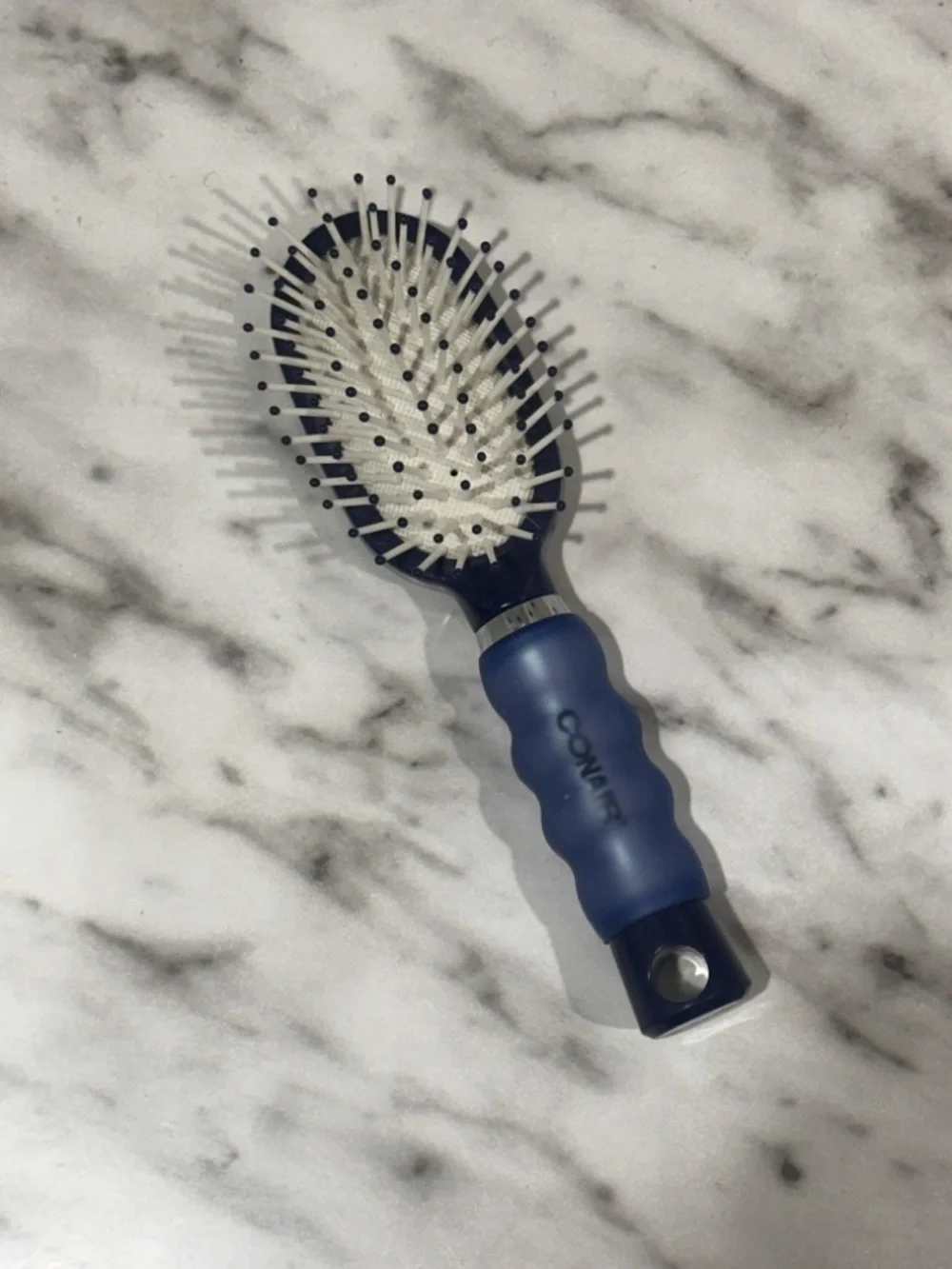 Conair Gel Mini Blue Hairbrush